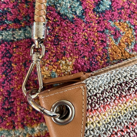 The Sak | Women’s multicolor striped over the shoulder purse, top zipper, OS - Picture 7 of 13